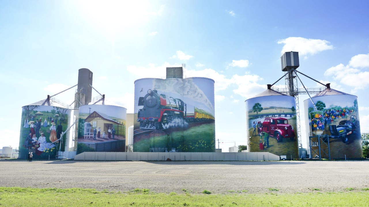 Colbinabbin Unveils Its Silo Art