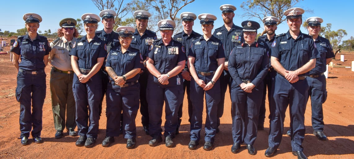 Tennant Police Pause To Remember Fallen Colleagues