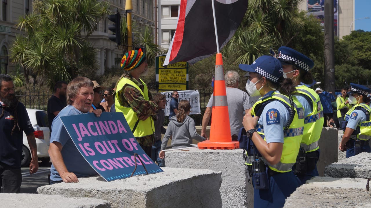     On-site at the Parliament protest
