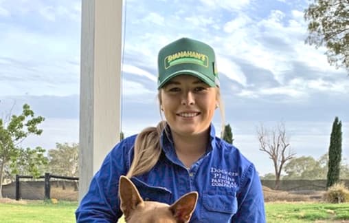 Jessie receives award for tops in agriculture