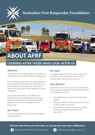 New foundation helps those who help us